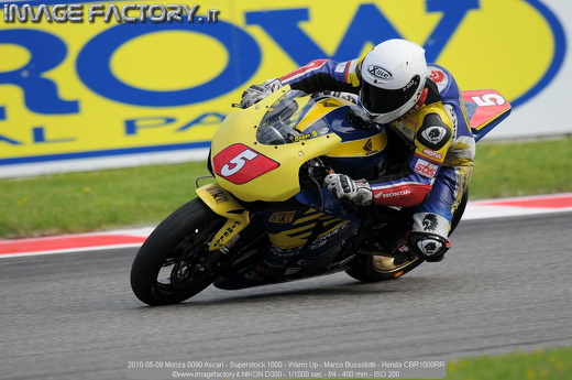 2010-05-09 Monza 0090 Ascari - Superstock 1000 - Warm Up - Marco Bussolotti - Honda CBR1000RR